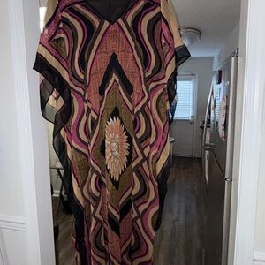 Elegant Multicolor Kaftan Dress